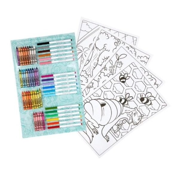 BNWT ๐ Crayola Giant Coloring Page Art Set - 80 - Picture 5 of 9